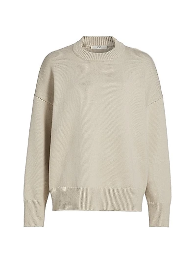 Cotton-Blend Crewneck Sweater