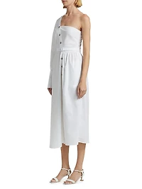 Asymmetric One-Shoulder Shirtdress