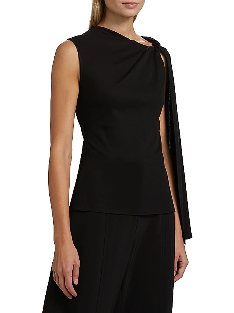 Twist Cape Cotton Top