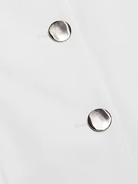 Sleeveless Button-Front Top