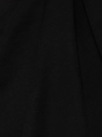 Twist Cape Cotton Maxi Dress