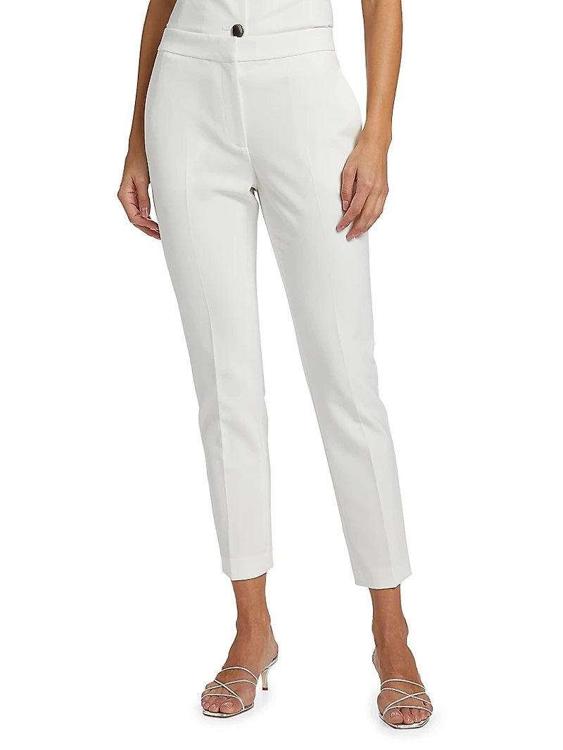 Technical Cady Crop Skinny Pants
