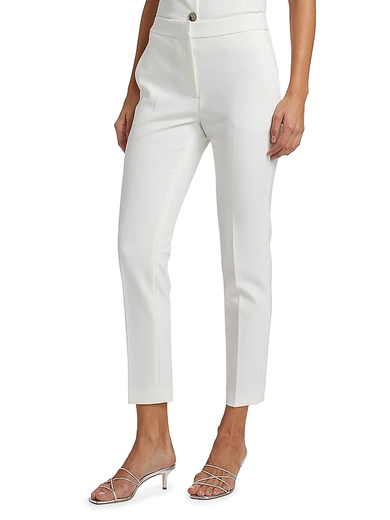 Technical Cady Crop Skinny Pants
