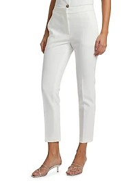 Technical Cady Crop Skinny Pants