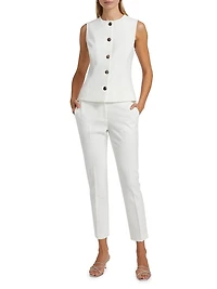 Technical Cady Crop Skinny Pants