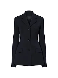 Lark Wool Gabardine Blazer