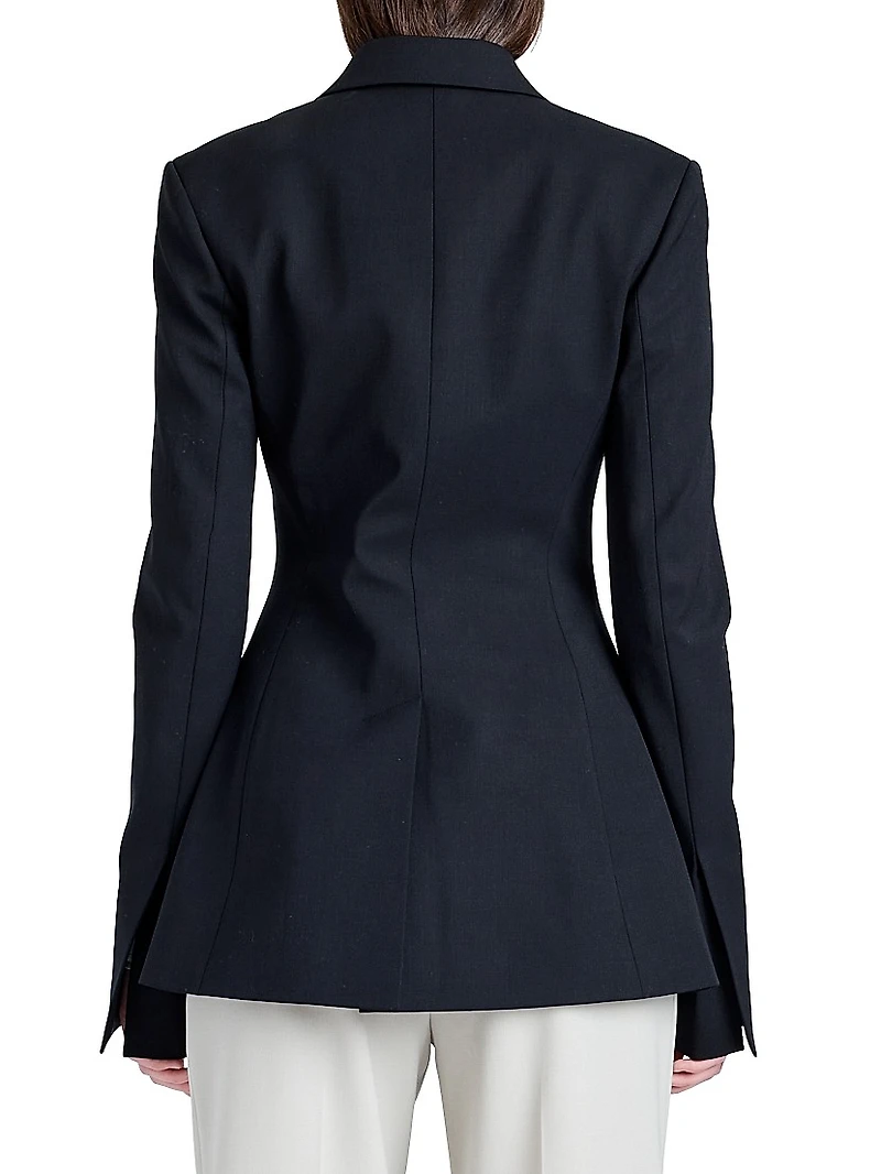 Lark Wool Gabardine Blazer