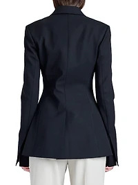 Lark Wool Gabardine Blazer