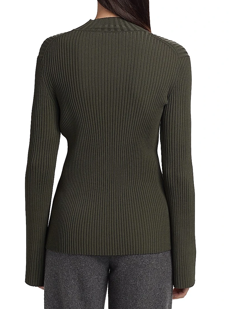 Abigail Viscose Ribbed Top