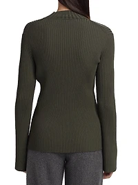 Abigail Viscose Ribbed Top