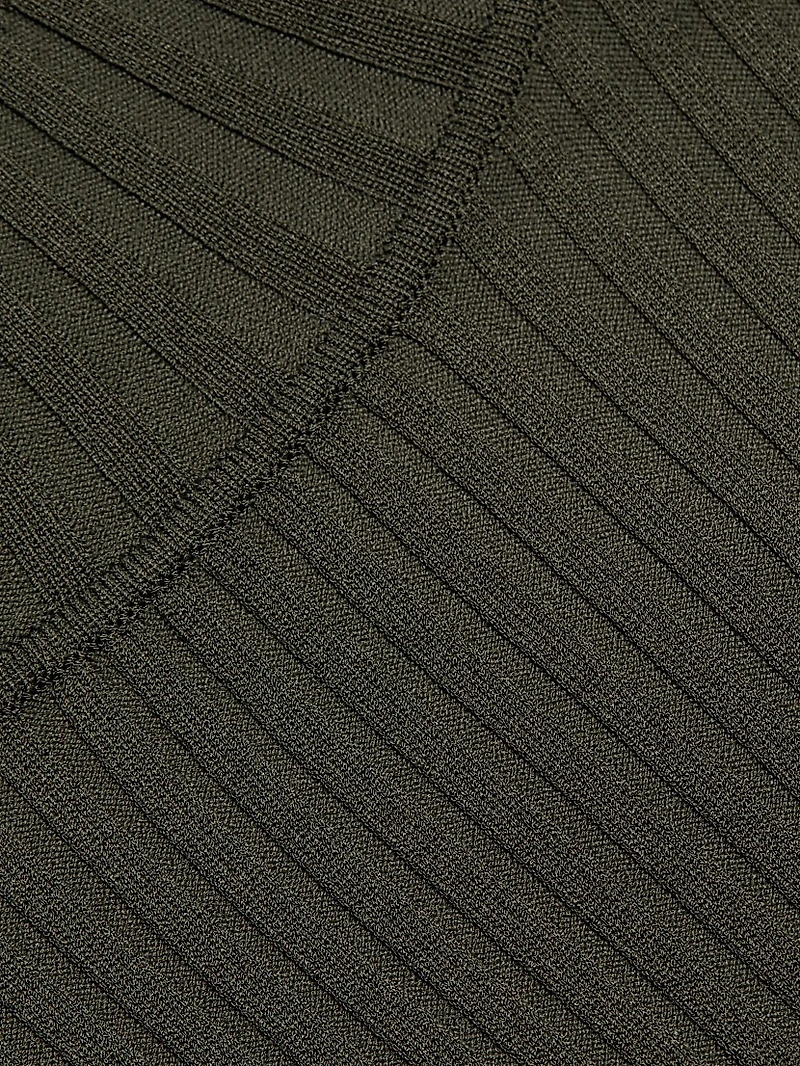 Abigail Viscose Ribbed Top