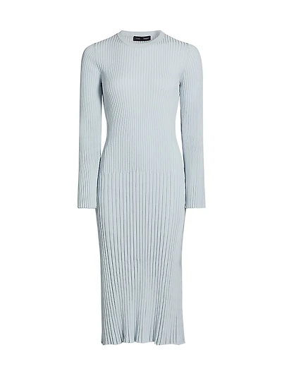Kenna Rib-Knit Midi-Dress