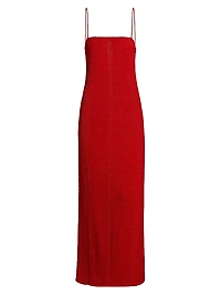 Suki Pointelle-Knit Slipdress