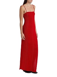 Suki Pointelle-Knit Slipdress
