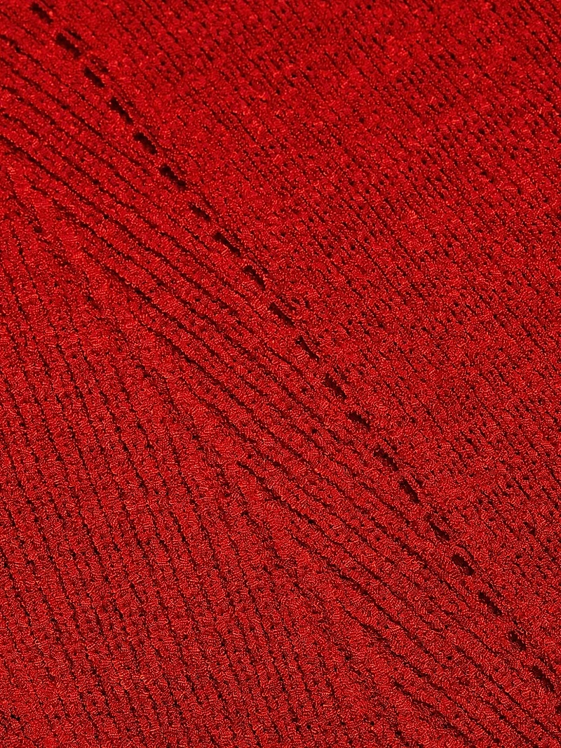 Suki Pointelle-Knit Slipdress