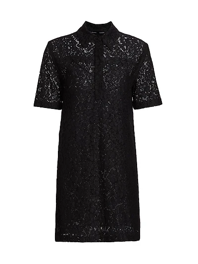 Rainer Stretch Lace A-line Minidress