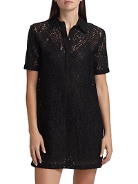 Rainer Stretch Lace A-line Minidress