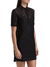 Rainer Stretch Lace A-line Minidress