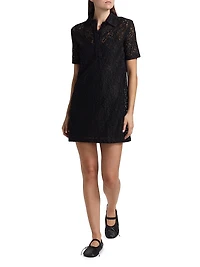 Rainer Stretch Lace A-line Minidress