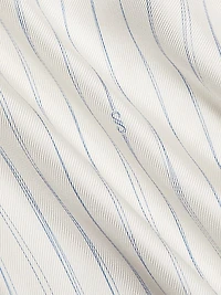 Madison Striped Silk Twill Top