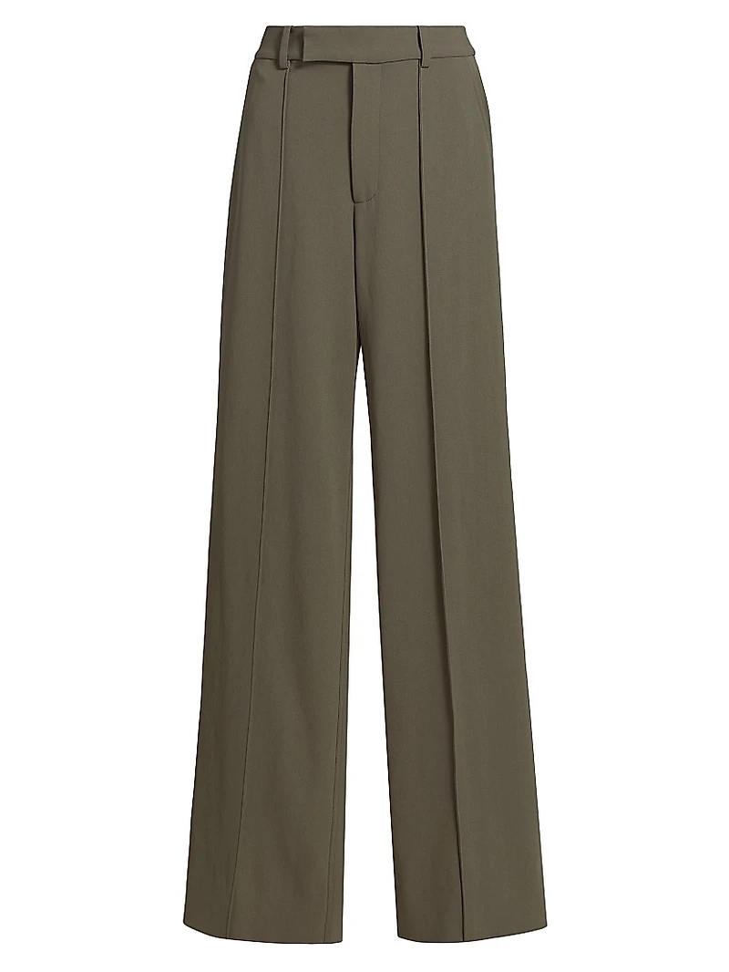 Weyes Matte Viscose Crepe Pants