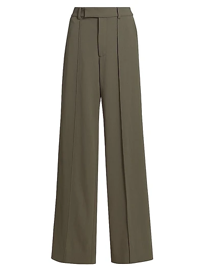Weyes Matte Viscose Crepe Pants