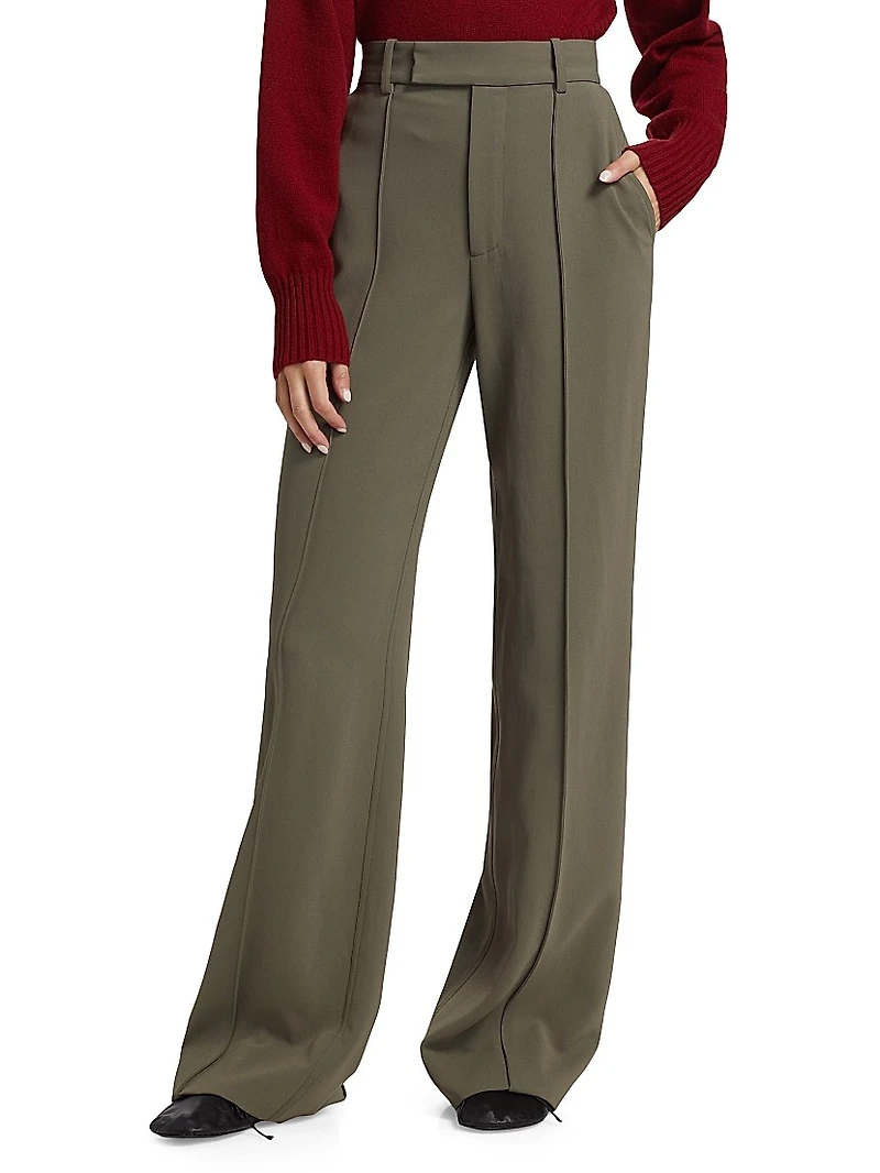 Weyes Matte Viscose Crepe Pants