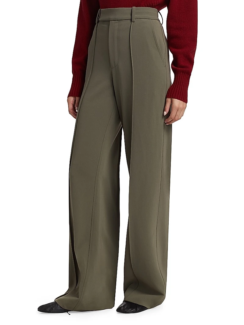 Weyes Matte Viscose Crepe Pants