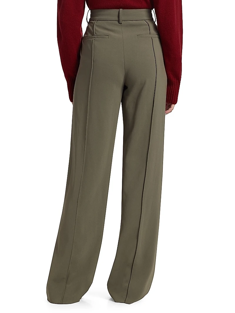 Weyes Matte Viscose Crepe Pants