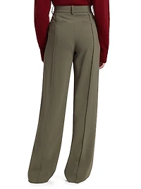 Weyes Matte Viscose Crepe Pants