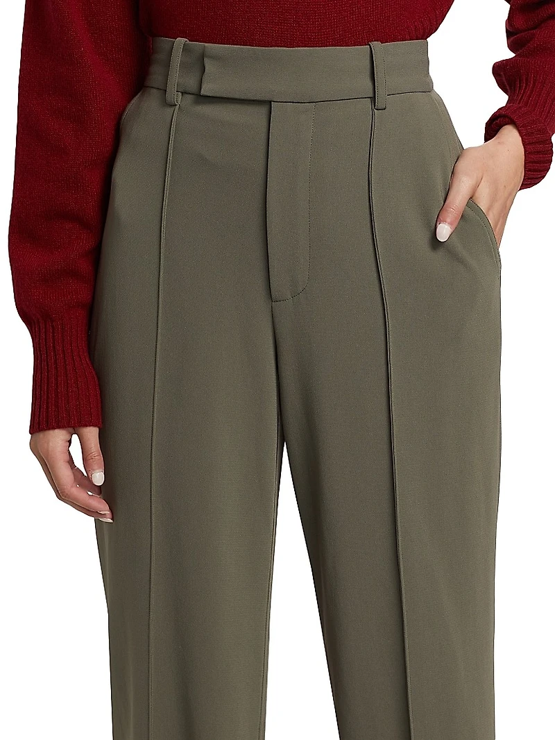 Weyes Matte Viscose Crepe Pants