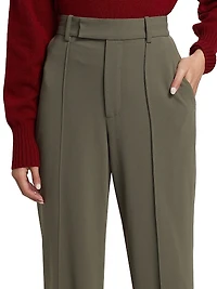 Weyes Matte Viscose Crepe Pants