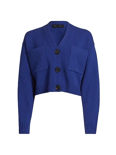 Sofia Cashmere Crop Cardigan