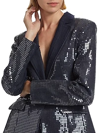 Skyla Sequined Blazer
