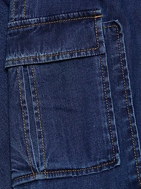 Giles Denim High-Rise Crop Pants