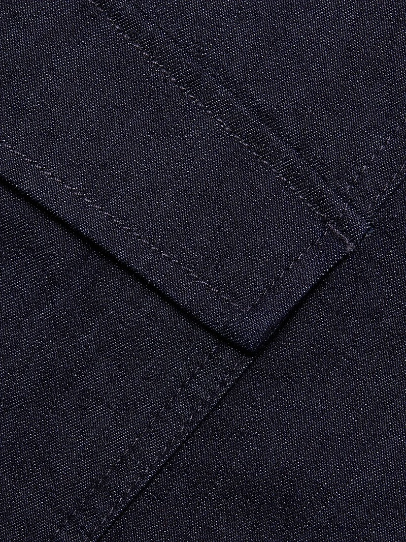 Giles Denim High-Rise Crop Pants