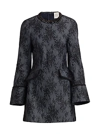 Reina Lace Cotton-Blend Minidress