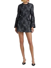 Reina Lace Cotton-Blend Minidress