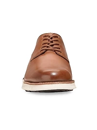 ZERØGRAND Remastered Plain-Toe Leather Oxfords