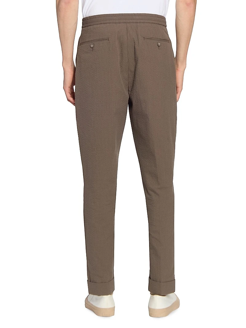 Joseph Cotton Seersucker Trousers