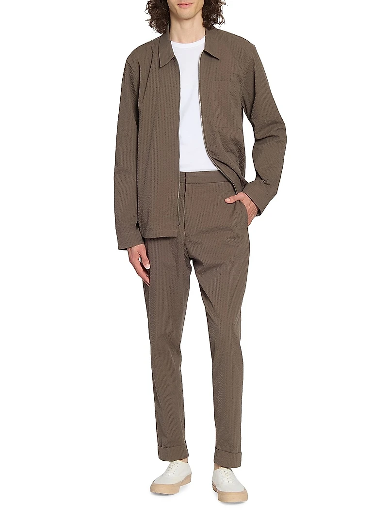 Joseph Cotton Seersucker Trousers