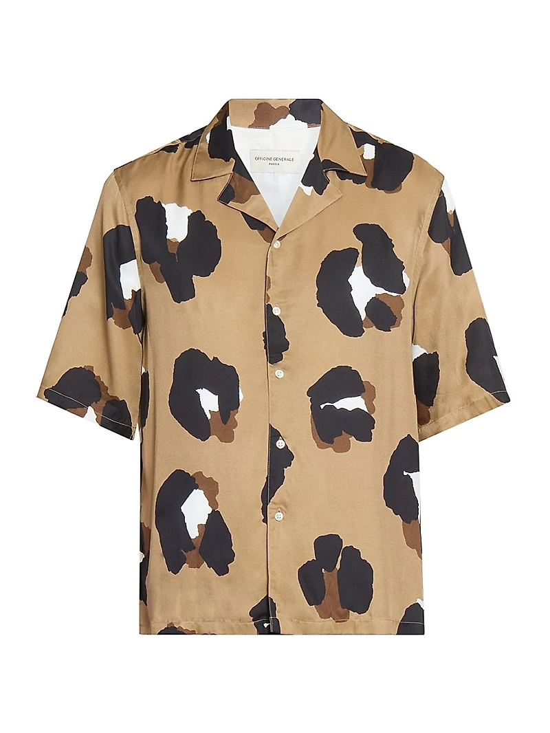 Eren Leopard Print Shirt