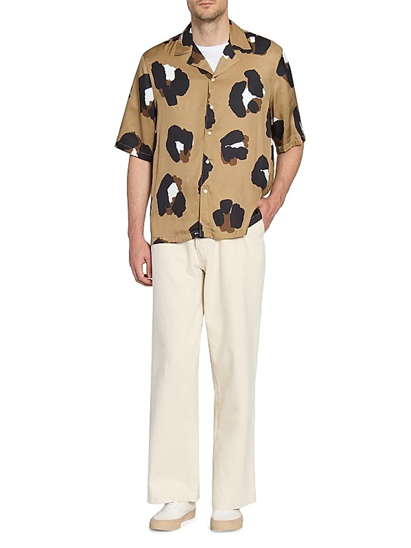 Eren Leopard Print Shirt