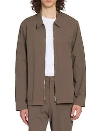 Malo Jap Cotton-Blend Seersucker Jacket