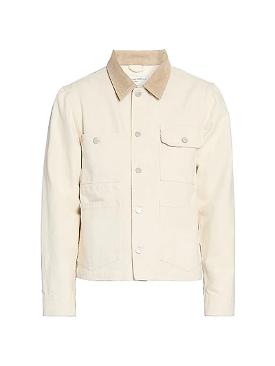 Elvir Corduroy Collar Denim Jacket