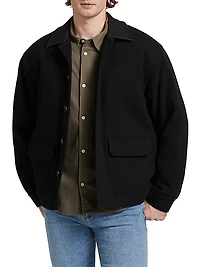Wool-Blend Varsity Jacket