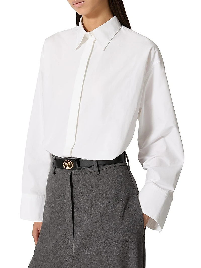 The Bold Edition VLogo Calfskin Belt 30MM