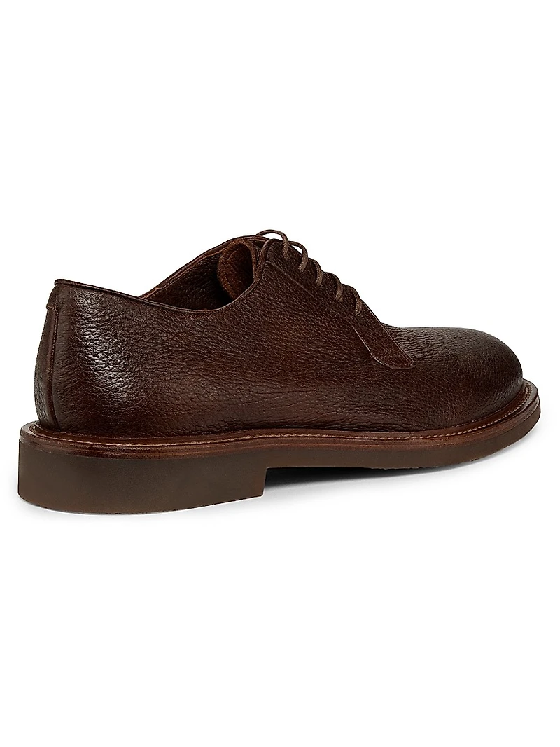 Leather Lace-Up Shoes