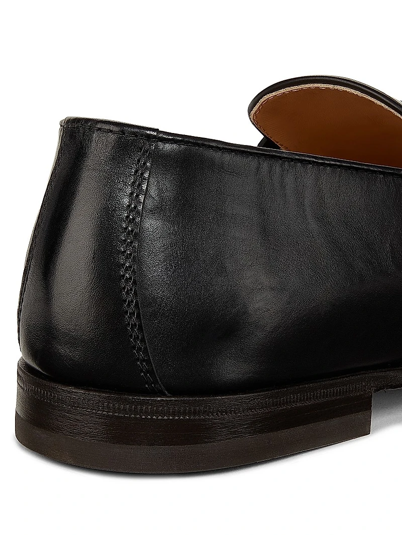 Bit Leather Loafers
