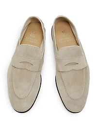 Suede Loafers